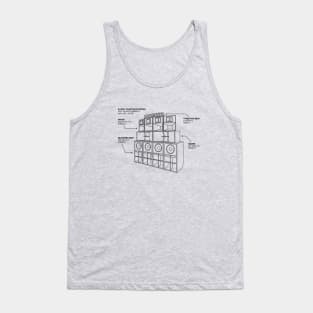 Sound System Diagram Tank Top